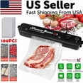 thumbnail image 1 of Vacuum Sealer Machine Seal A Meal Food Saver Automatic System With 10 Seal Bag, 1 of 6