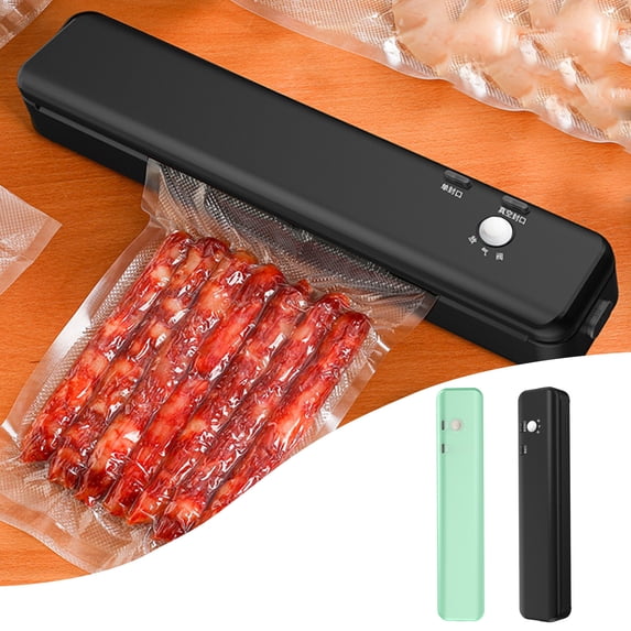 Vacuum Sealer Machine for Food Preservation, Automatic 80W Food Saver with Dry and Moist Modes, Air Sealing System for Meal Prep and Freezer Storage