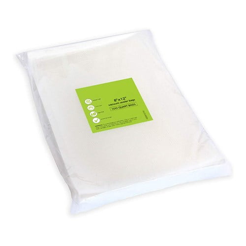 PrimalTek 8” x 12” Pre-Cut Vacuum Bags – 100 Quart Bags for Food  Preservation – BPA-Free Vacuum Sealer Bags, Microwave, Freezer and Boil  Safe