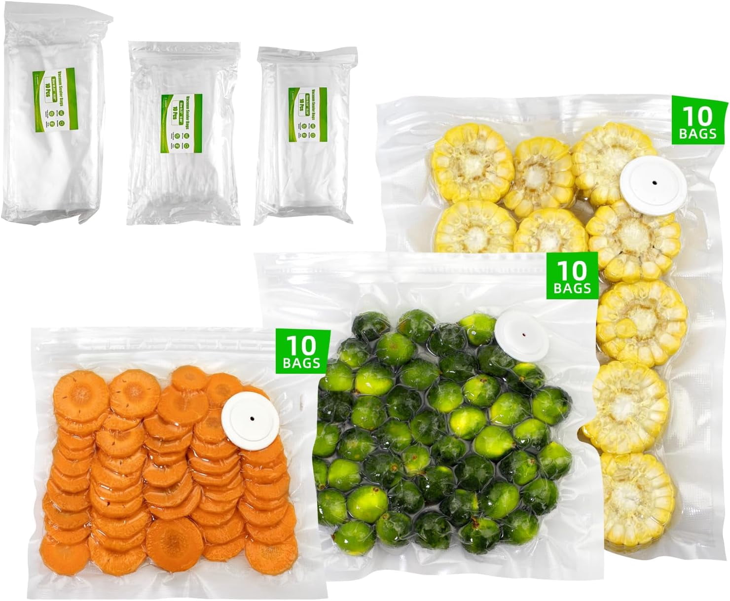 Vacuum Sealer for Food, Handheld Saver Compact Vacuum Sealer Machine with 30 Reusable Bags for 10X Preservation & Fresh