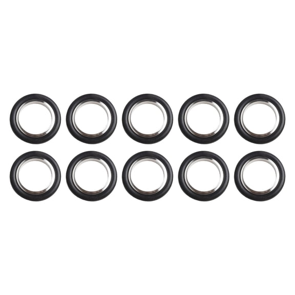 Vacuum Sealing O-Rings For Iso Kf Fittings High-Temp Rubber Gaskets 10-Pack Kf10/16/25/40 Sizes Black 250°C Max Oil-Resistant Vacuum System Accessories Kf25