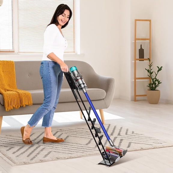 Vacuum Stand Compatible for V15 V11 V10 V8 V7 V6 with Wheels, Metal Storage Bracket Holder