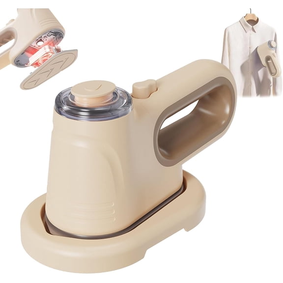 Vacuum Steamer for Clothes, 1000W Portable Handheld Garment Steamer with Suction Technology, Fast Wrinkle Remover for Travel & Home