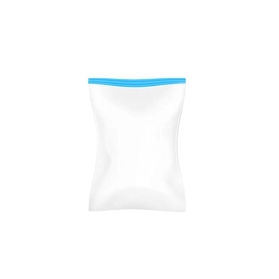 Vacuum Storage Bag Hanging for Clothes, Small Compression Organizer Bag for Wardrobe, Garment Bag for Shirts, Blouses and Sweaters, Space Saver with Hook for Easy Storage and Organization