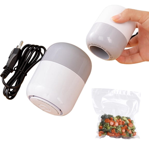 Vacuum Storage Bag Pump Portable Vacuum Pump Saving Vacuum Storage Pump For Compressing Clothes Rechargeable Seal Bag Pump For Various Vacuum Bags