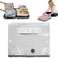 thumbnail image 1 of Vacuum Storage Bags,Jumbo Vacuum Seal Bags for Clothing, Compression Packing Bags,Space Bags for Clothes, Comforters, Blankets, Bedding Compression Space Saving for Clothes And Linens 50*70, 1 of 9