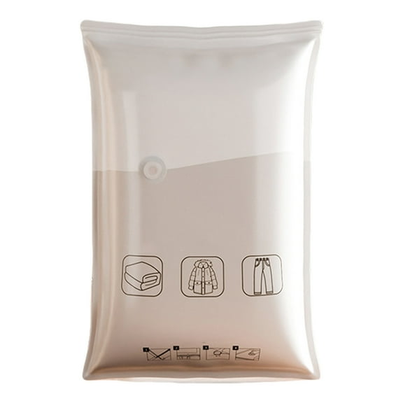 Vacuum Storage Bags Plastic Compressions Organizer For Clothes Blankets Travel Moving 3 Sizes Singles Pack