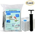 thumbnail image 1 of Vacuum Storage Bags Save up to 85% of Original Space,Space Saver Bag with Free Hand Pump for Travel(6 x Jumbo Size), 1 of 6