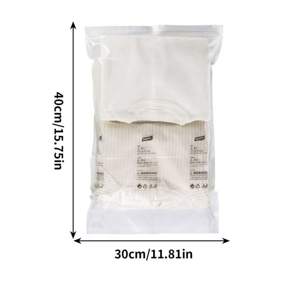 Vacuum Storage Bags, Space Saving Compression Bags for Clothes, No Pump Needed Travel Organizer Vacuum Seal Bags for Quilt Closet