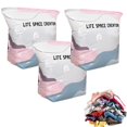 thumbnail image 1 of Vacuum Storage Bags Space Saving, Extra Large Reusable Airtight Compression Bags for Bedding, Blankets, Pillows, Comforters, Closet Organization, Moving & Travel, Durable Seal & Valve(3Pcs,M), 1 of 7