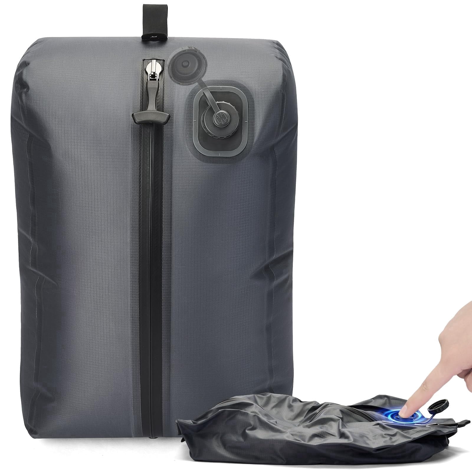 Vacuum Storage Bags with Built-In Pump (No Separate Pump), USB-C Charging, Waterproof Airtight for Travel, Clothes, Bedding, Suitcase