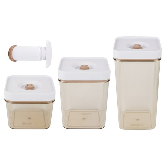 Vacuum Storage Box with Dustproof Lid Moistures-Proof Fridge Organiser for Fruit Vegetable Kitchen Organization Tool