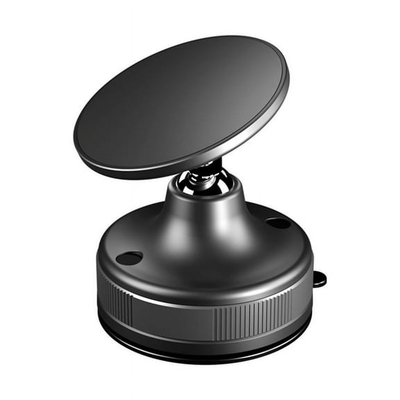 Vacuum Suction Cup for Car Phone Holder 360 Rotation Magnetic Bracket Smartphone Stand for Car Home Kitchen Black
