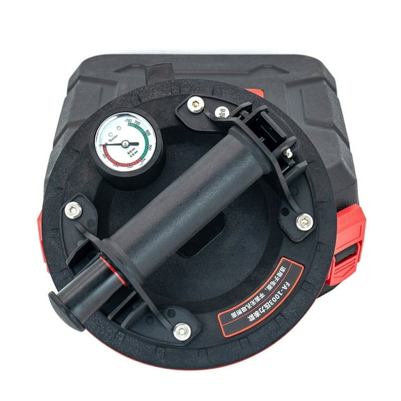 Vacuum Suction Cups For Seam Joining And Leveling 8 Inch Glass Vacuum Suction Cup Lifter Heavy Duty Vacuum Sucker Industrial Glass Sucker With Pressure Gauge ,Strong suction