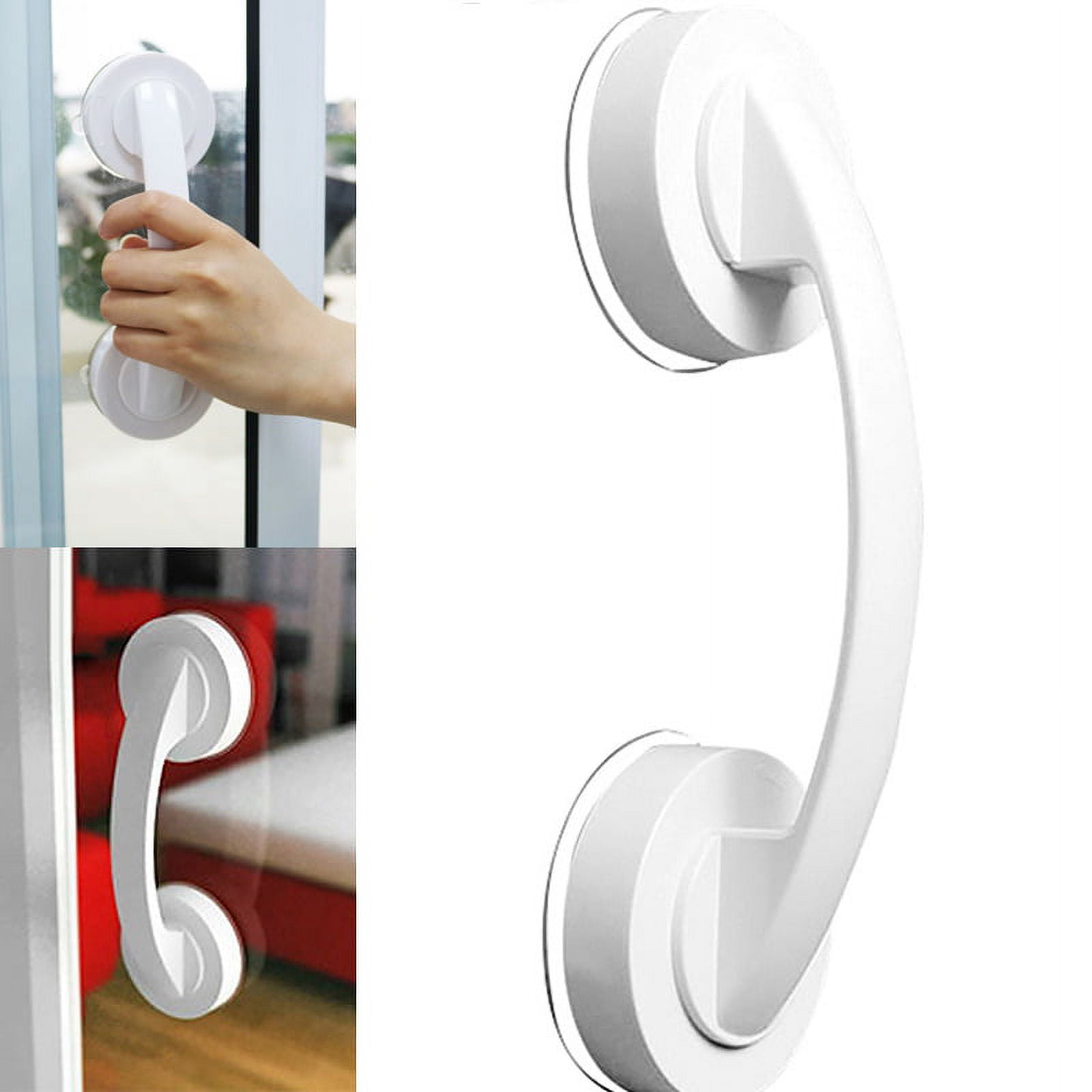 Vacuum Suction Door Handle Bathroom Handrail Kitchen Glass