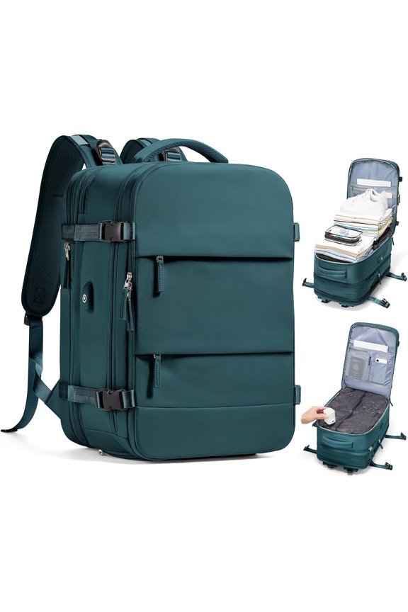 Vacuum Travel Backpack with Pump Travel Backpack with Vacuum System Expandable Vacpack Compression Backpacks for Travel Easy Vac Pack Carry Luggage