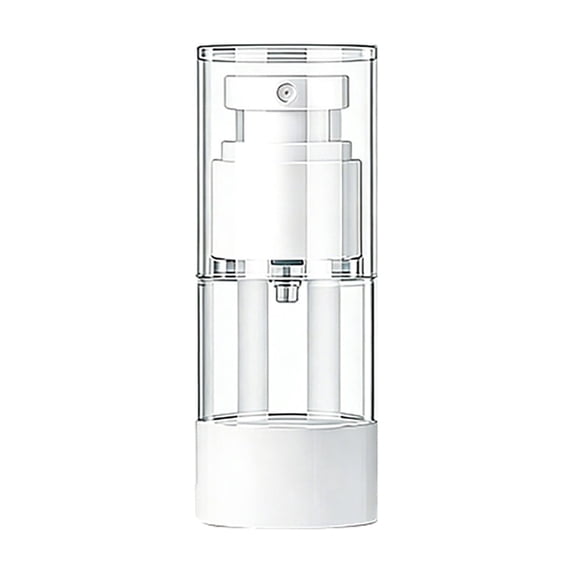 Vacuum Travel Pump Bottle - Mini Size (9.8cm/3.85in) - Refillable Airless Cosmetic Container for Lotion, Serum, Travel Essentials (Size as Pictured)