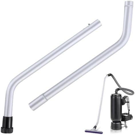 Vacuum Wand Replacement, 2 Piece Aluminum S-Wand Compatible with Proteam Backpack, Commercial Vacuum Parts & Accessories, Also Compatible with Hoover Backpack C2401, Fit 1.5'' Hole$$