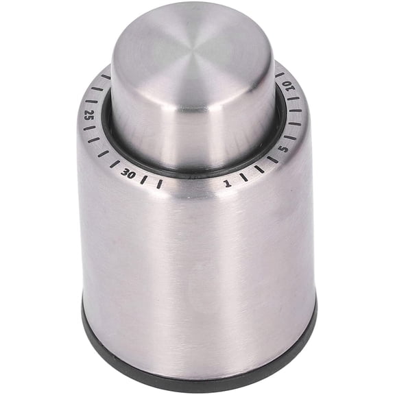 Vacuum Wine Saver Pump, Stainless Steel Wine Bottle Vacuum Stoppers Sealer Reusable Preserver Leak Proof Press Type Corks Silver Wine Bottle Sealer