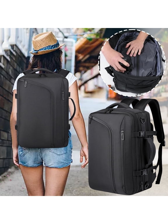 Vacuum backpack with pump,compression backpack for travel,50l Backpack With Vacuum Seal,Business Back Pack, Water Resistant Travel Backpack for Women & Men