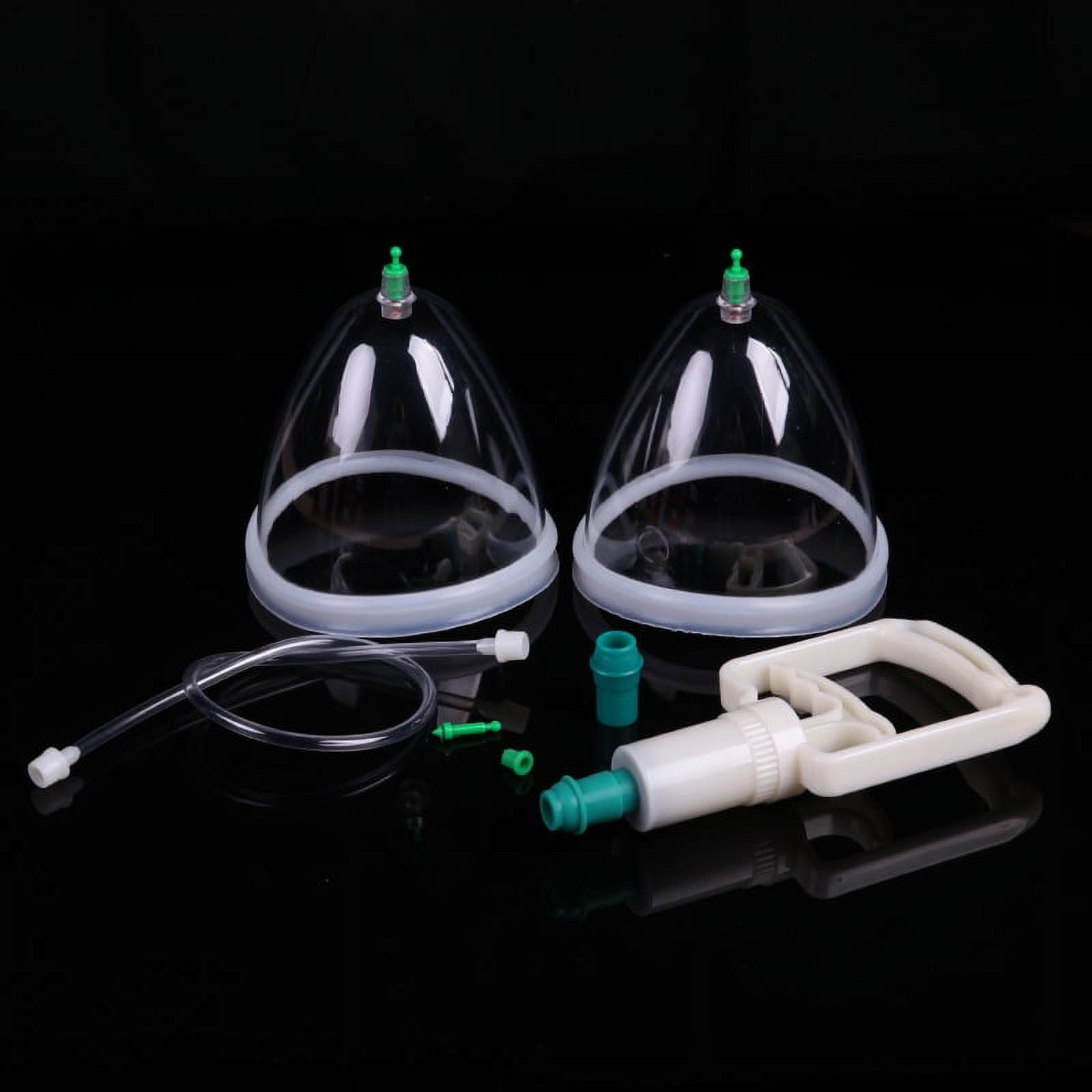 Vacuum cupping breast augmentation device for women's chest cupping