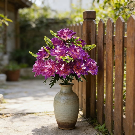 Vadktai 12 Artificial Butterflys Orchid And Pineapple Flower Stems For Wedding Decorations Living Room Centerpieces And Event Scene Arrangements