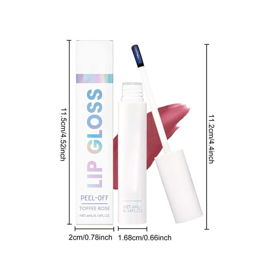 Vadktai All Day Lip Stain Peel Off Masque - Long Lasting, Waterproof and Transfer Proof Lip Tint, Matte Finish Peel Off Makeup