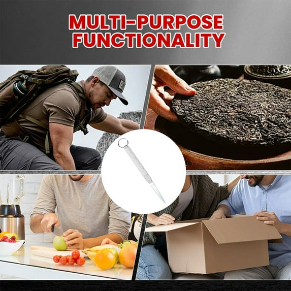 Vadktai Aluminum Alloy Ice Picks, Ice Crusher Ice Chisel Removal Pick Ice Tool with Aluminum Safety Alloy Cover for Restaurant Bar Bartender Home Kitchen