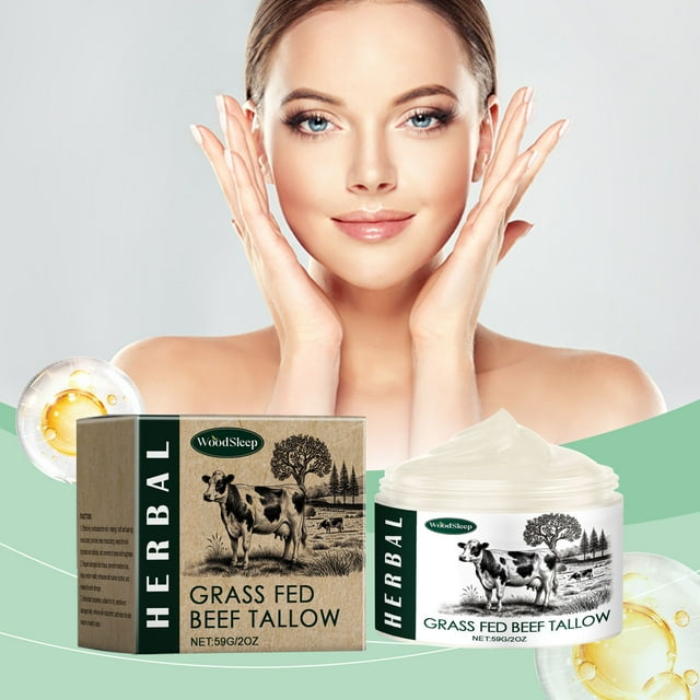 Vadktai Beef Tallow, Tallow Face Moisturizer, Beef Tallow for Skin