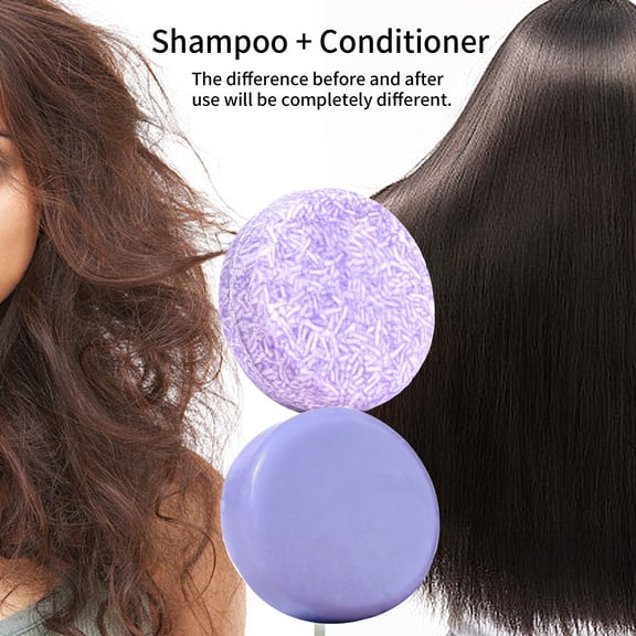 Vadktai Blueberry Shampoo - Blueberry Fields Soap Bars - Purple Shampoo Bars for Thinning & Dry Hair Anti-Dandruff Reduces Fall Out Women & Men All Types Solid Hair Care