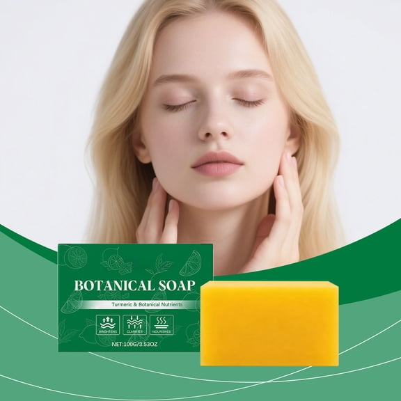 Vadktai Botanical Soap, Soap Bars with Soya Bean Oil, Enriched with Organic Shea Butter, Suitable for All Skin Types