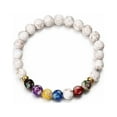 thumbnail image 1 of Vadktai Chakra Bracelets for Women Rock 7 Chakras Crystals and Healing Stones Bracelets Yoga Beaded Bracelets for Women Men Essential Oil Diffuser, 1 of 4