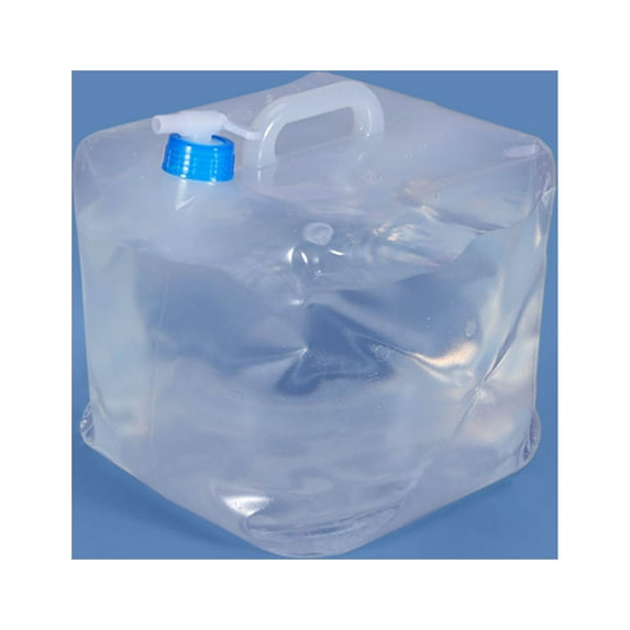 Vadktai Collapsible Water Container with Spigot, Food Safe Water Storage Jug, BPA-Free Camping Water Storage Jug Canteen for Outdoor Hiking and Emergency, Portable, Foldable