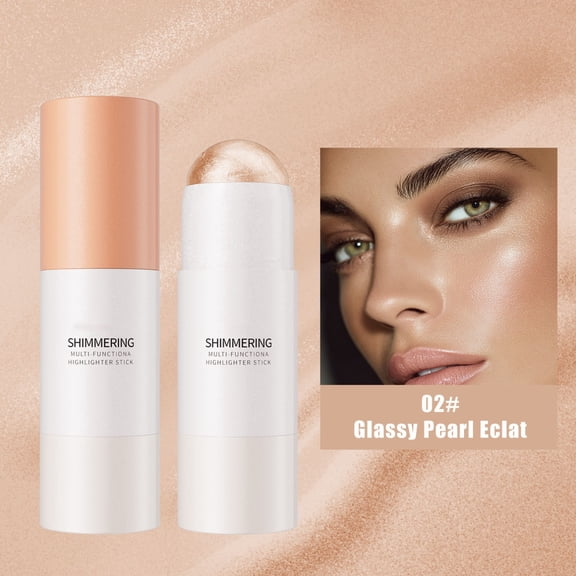 Vadktai Contour Stick, Highlighter Balm Stick, Long Lasting Highly Pigmented Sweat Proof Face Makeup, Easy to Use, Glides on Effortlessly