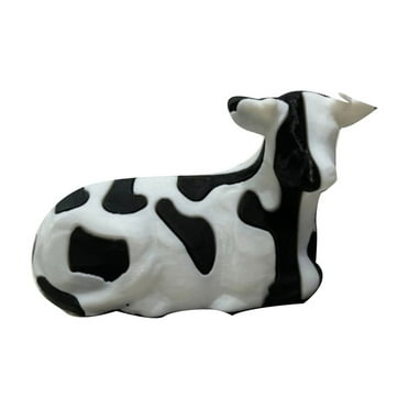 Vadktai Cow Figurine, Plastic Model Figure, Fun Educational Play Toy for Boys, Girls & Kids Ages 3+