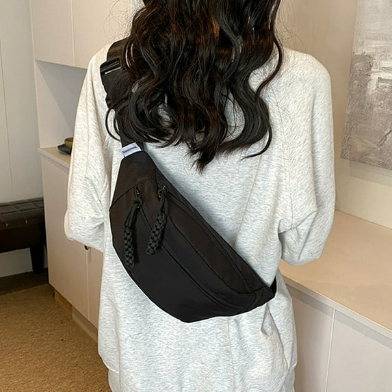 Vadktai Crossbody Bags for Women, Trendy Medium Crescent Bag, Lightweight Woman Over Shoulder Purse with Zipper