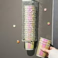 thumbnail image 1 of Vadktai Cup Dispenser, Pull Type Wall Mount Cup Holder, Water Cooler Cup Dispenser Fits 7oz - 12oz Cups for Home Office Hospital Cups Organizer, Adhesive Paste, 1 of 7
