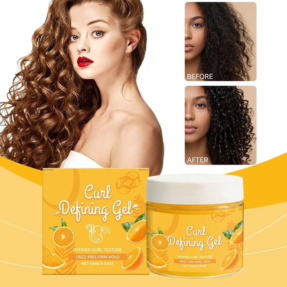Vadktai Curl Booster Gel - Curl Cream for Curly Hair - Defines Soft Curls Without Frizz - Long Hold, Shine & Frizz Control - Silicone & Sulphate Free