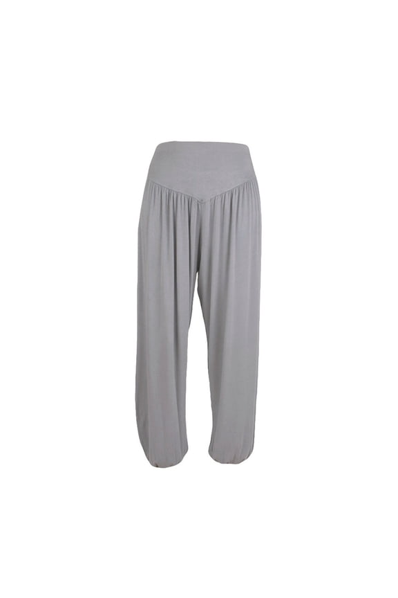 Women Palazzo Pants Loose Yoga Long Pants Summer Boho Wide Leg High Waist Lounge Pant Cozy Lounge Joggers Trousers with Pockets