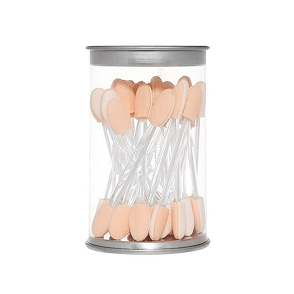 Vadktai Disposable Dual Sides Eye Shadow Sponge Applicator Eyeshadow Brushes Makeup Brush (25PCS)