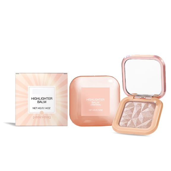 Vadktai Face Highlighter Palette, High Glossy Face Illuminator Palette, Narutal Glow Finish, Pearl Shimmer Smooth Baked Powder, Lasting Sparkling Highlighter Makeup