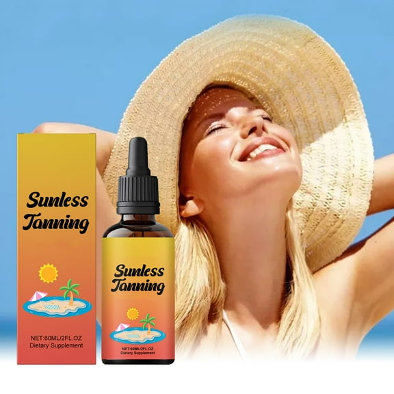 Vadktai Face Tanning Drops, Self Tanning Drops with Glycerin, Natural Long-Lasting Glow, Easy to Use Self Tan Drops