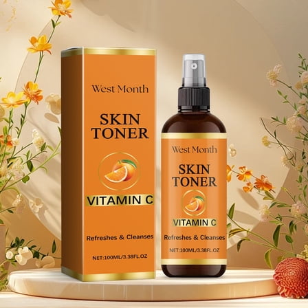 Vadktai Facial Care Toners, Vitamin C Toner, Hyaluronic Acid Hydrating Facial Treatment for Even Skin