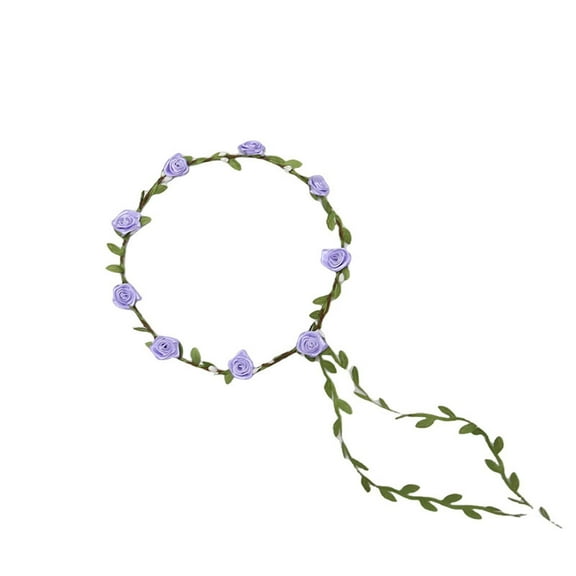 Vadktai Flower Crown, Floral Wreath Headband, Floral Garland Headbands photo props