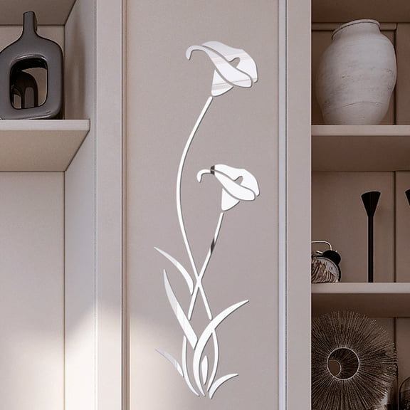 Vadktai Flower Wall Stickers, Wall Stickers Removable Sticker Home Decoration Art for Living Room Bedroom TV Wall Decals Marriage Room Decoration