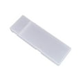thumbnail image 1 of Vadktai Frosted Plastic Pencil Case, Large Clear Pencil Box Stationery Case w/Snap-tight Lid, Translucent Hard Plastic Storage Container Box for Office Supplies, Painting Pencil Brushe Crayon, 1 of 1