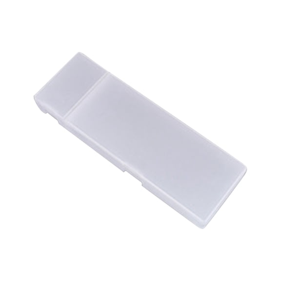 Vadktai Frosted Plastic Pencil Case, Large Clear Pencil Box Stationery Case w/Snap-tight Lid, Translucent Hard Plastic Storage Container Box for Office Supplies, Painting Pencil Brushe Crayon