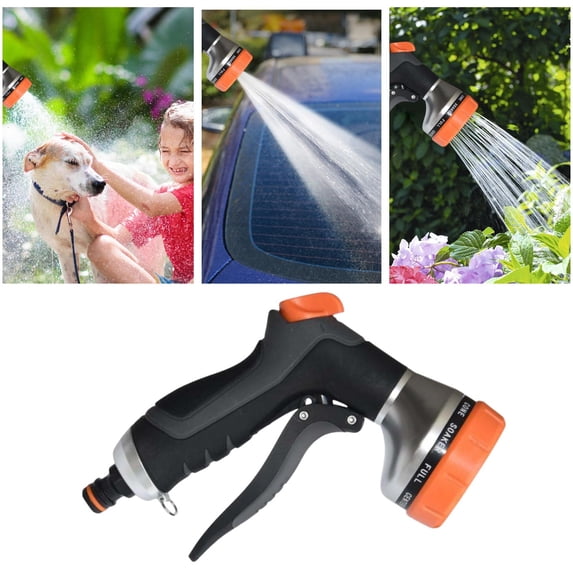 Vadktai Garden Sprinkler Water Guns Multi Functional Household Garden Watering Sprinkler Water Spray Guns Car Wash High Pressure Spray Guns Pipe-free