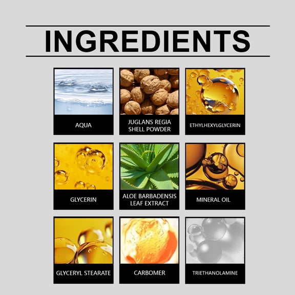 Vadktai Gentle Moisturizing Facial Scrub for Men, Hydrating Deep - Gifts for Men - Skin Care for Men, Hydrate & Anti-Aging Face Care Routine for Mens All Skin Types