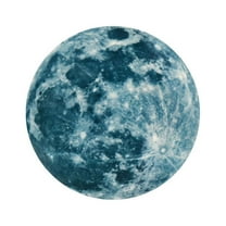 Vadktai Glow in The Dark Moon Wall Decals Luminous Sticker at Night, Perfect Ceiling or Wall Decor for Kids' Bedroom